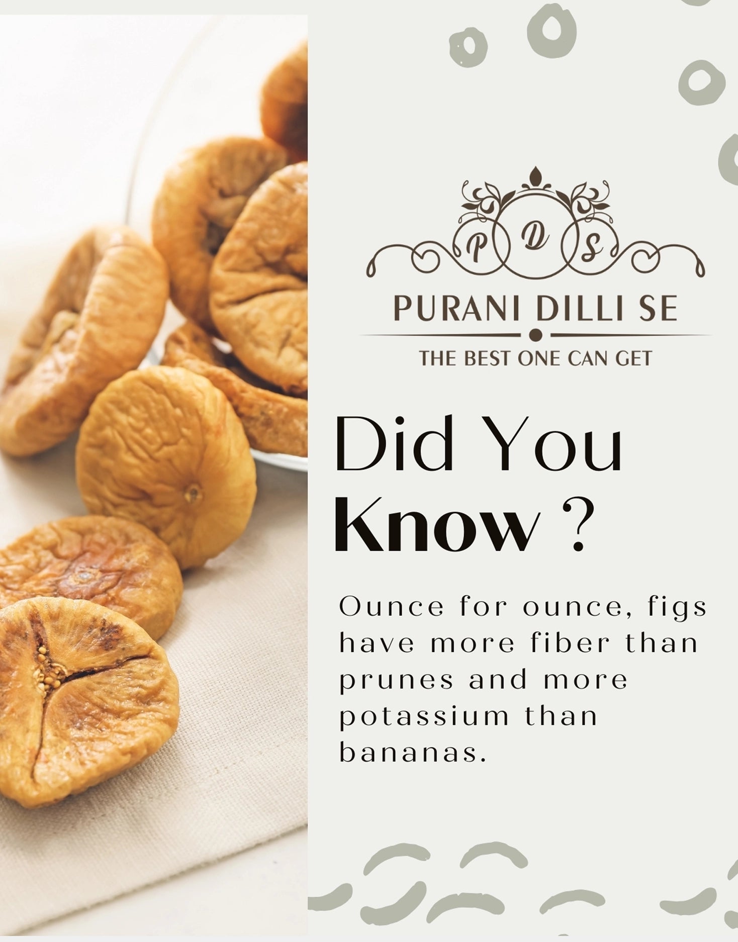 Anjeer  – Chinarto Premium Regular Size Dried Figs